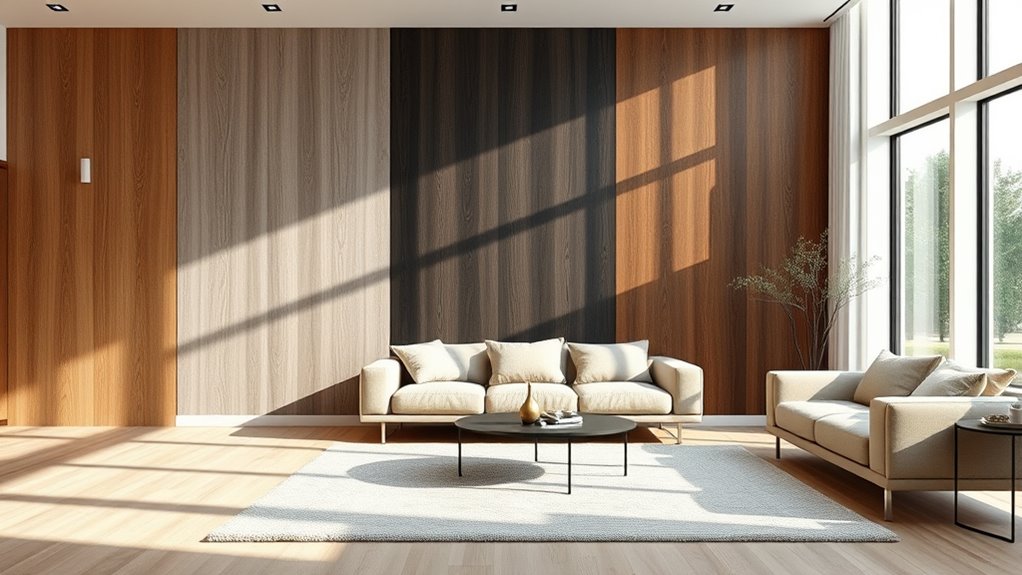 modern wood color palettes