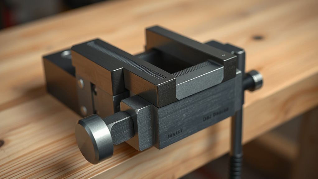 no drill vise installation