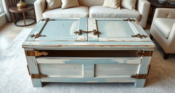 old door coffee table