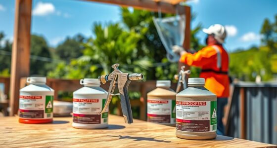 outdoor fireproofing chemical options