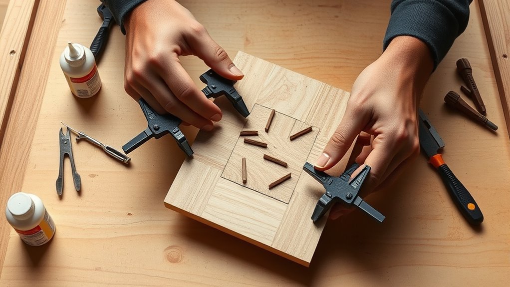 plan organize clamp patience