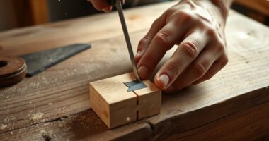 precise hand cut joints