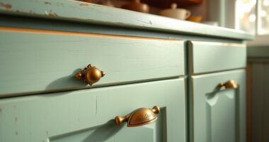 preserve vintage cabinet patina