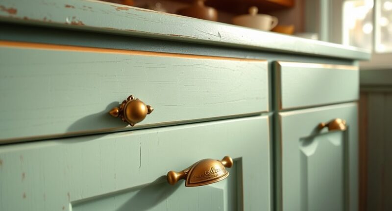 preserve vintage cabinet patina