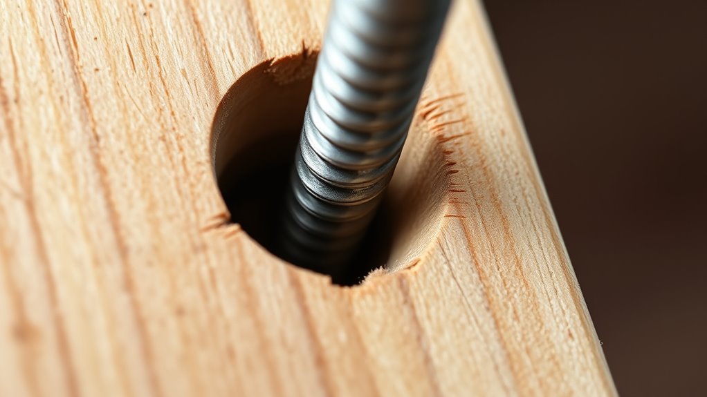 proper pilot hole drilling