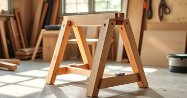 quick foldable sawhorse assembly