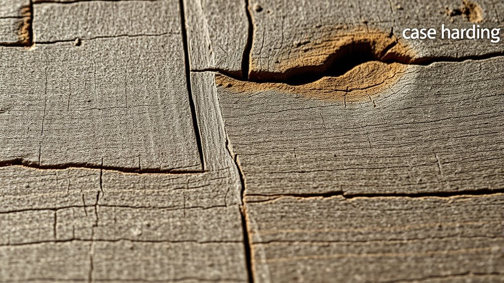 quick method for hardened wood