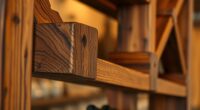 recycled oak barrel wine rack