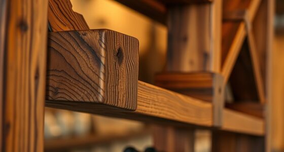 recycled oak barrel wine rack