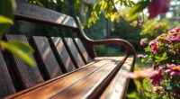 seal garden bench properly
