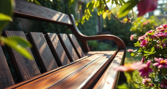 seal garden bench properly
