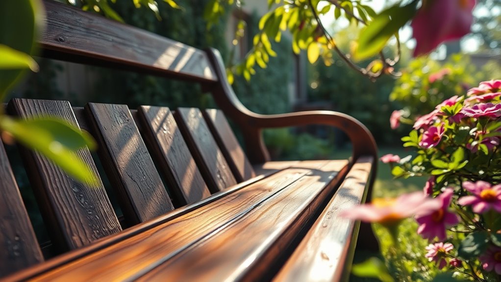 seal garden bench properly