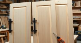 secure large panel doors