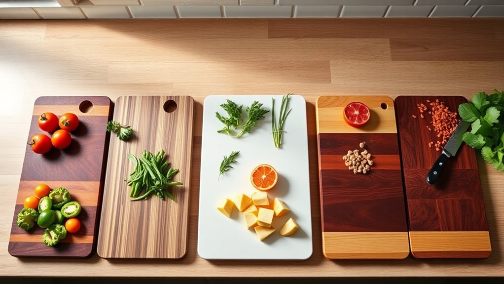 simple cutting board layouts