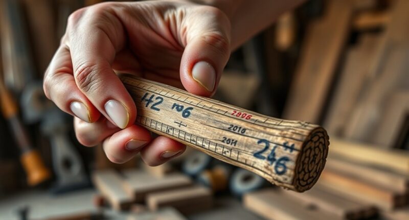 story stick measurement technique