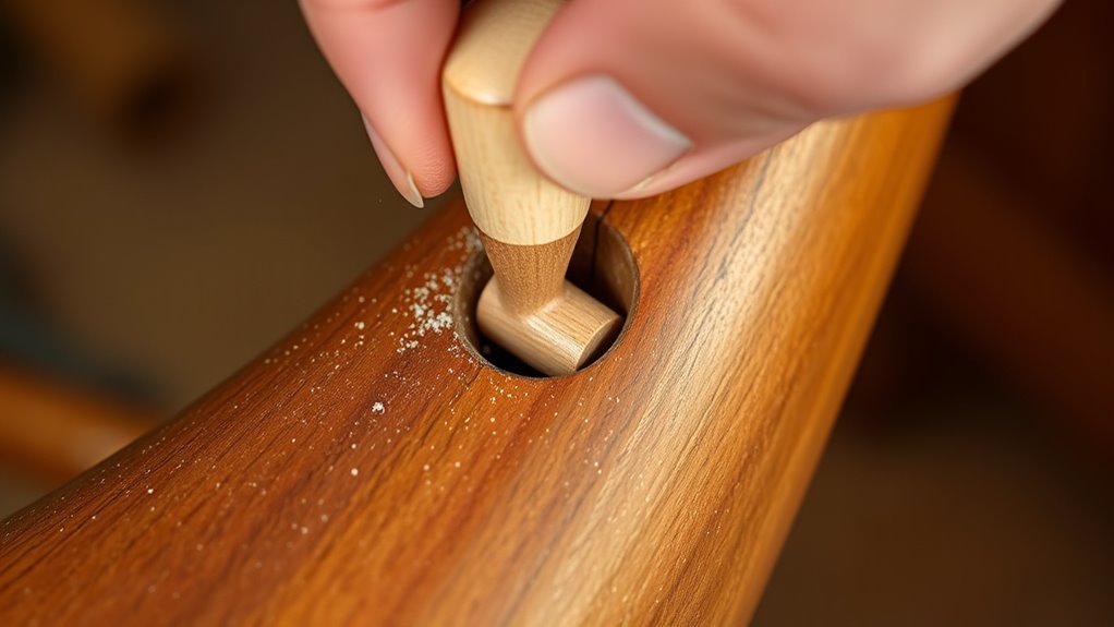 tapered plug repair method