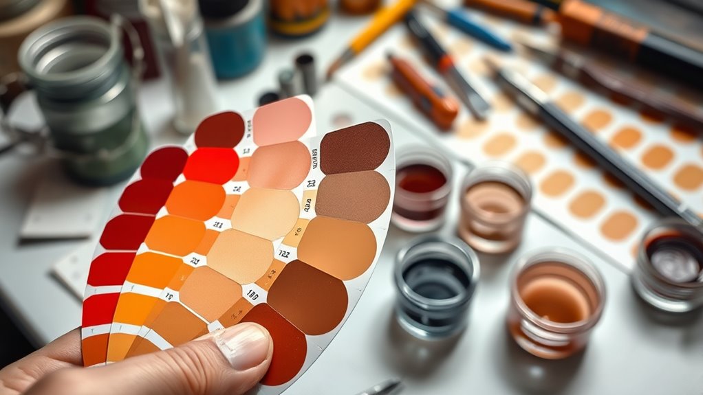 use color wheel matching