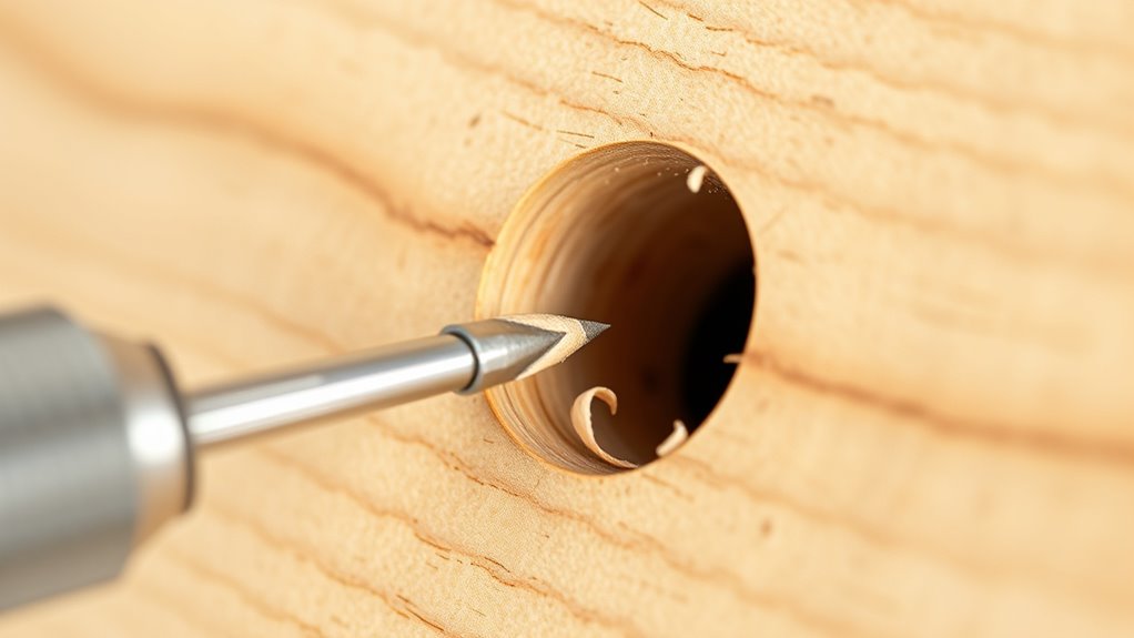 use pilot holes effectively