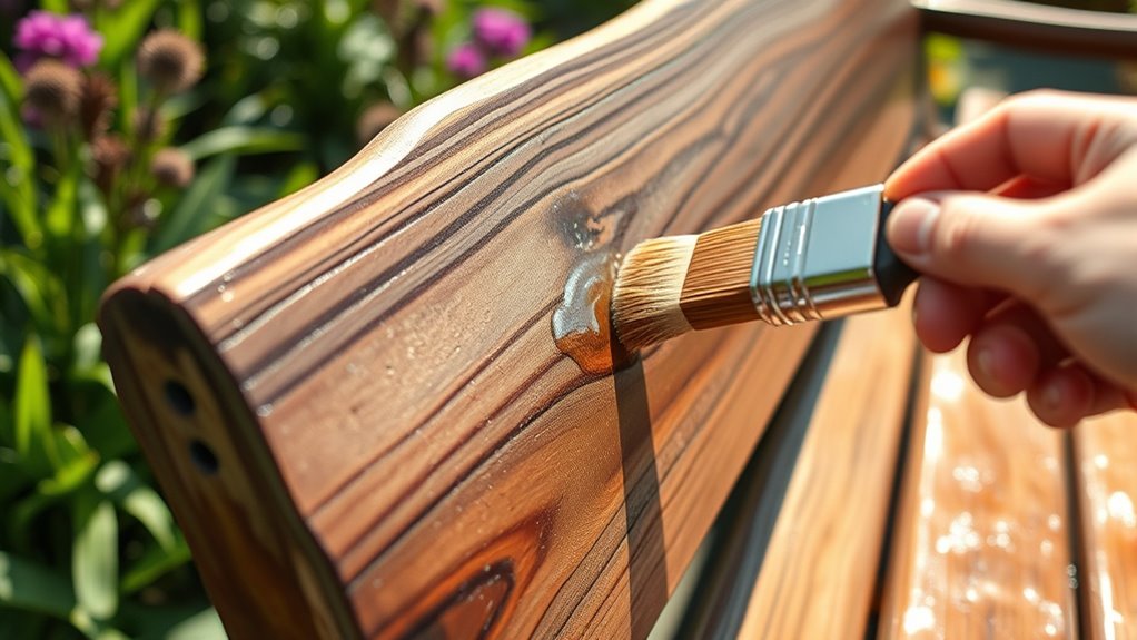 weatherproof garden bench protection