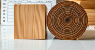 wood density comparison charts