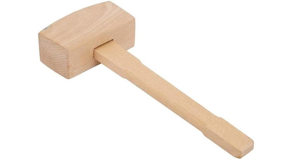 13 8 inch wooden mallet