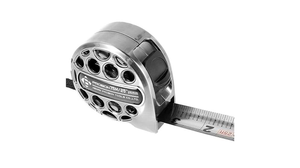 25 foot stainless steel tape