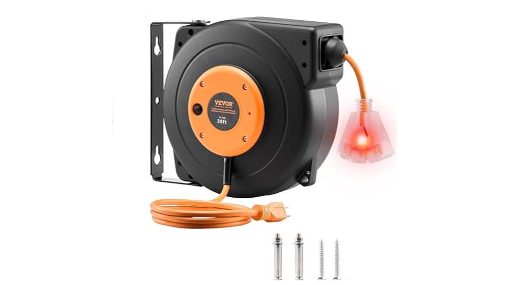 30 foot retractable cord