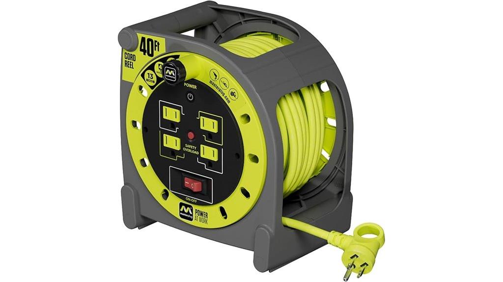 40 foot retractable extension cord