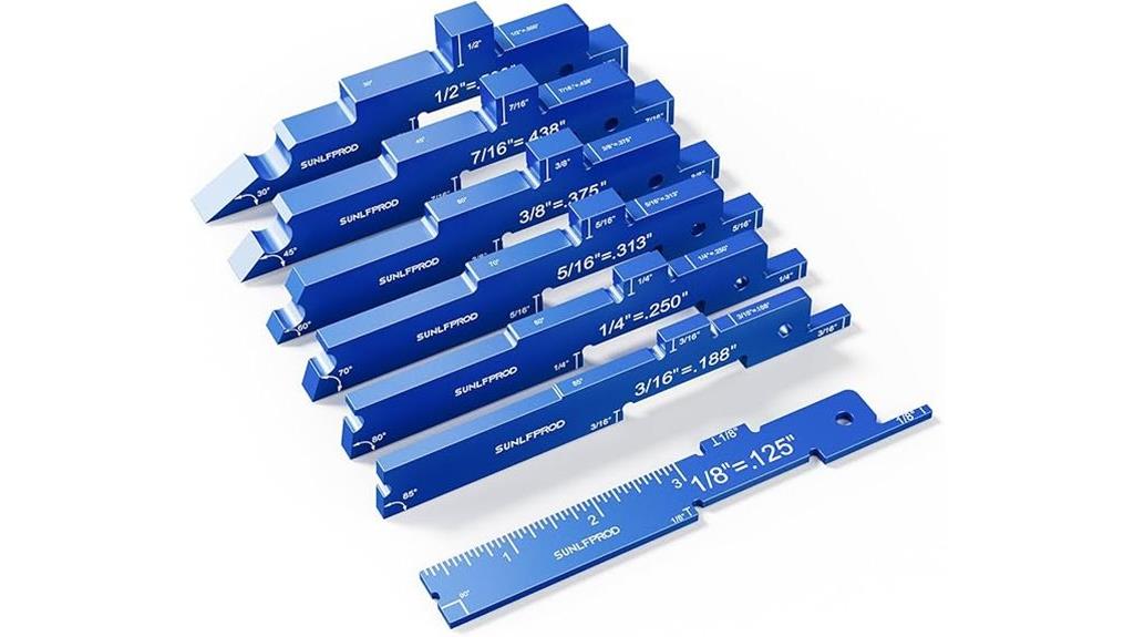 aluminum router setup blocks