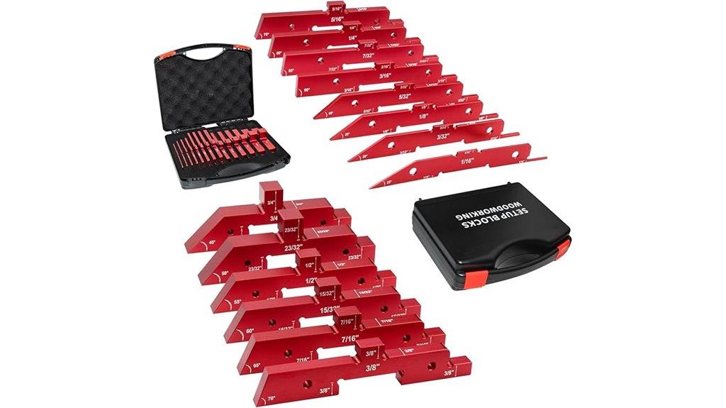 aluminum router table blocks