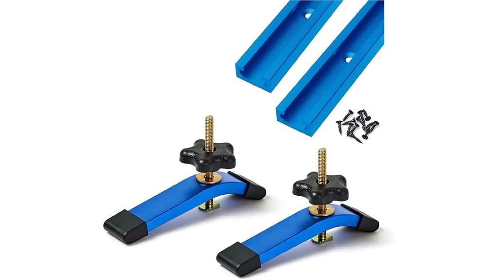 aluminum t track with clamps
