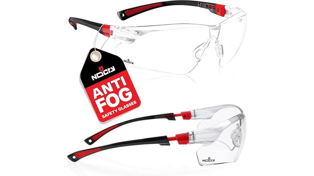 anti fog uv safety glasses