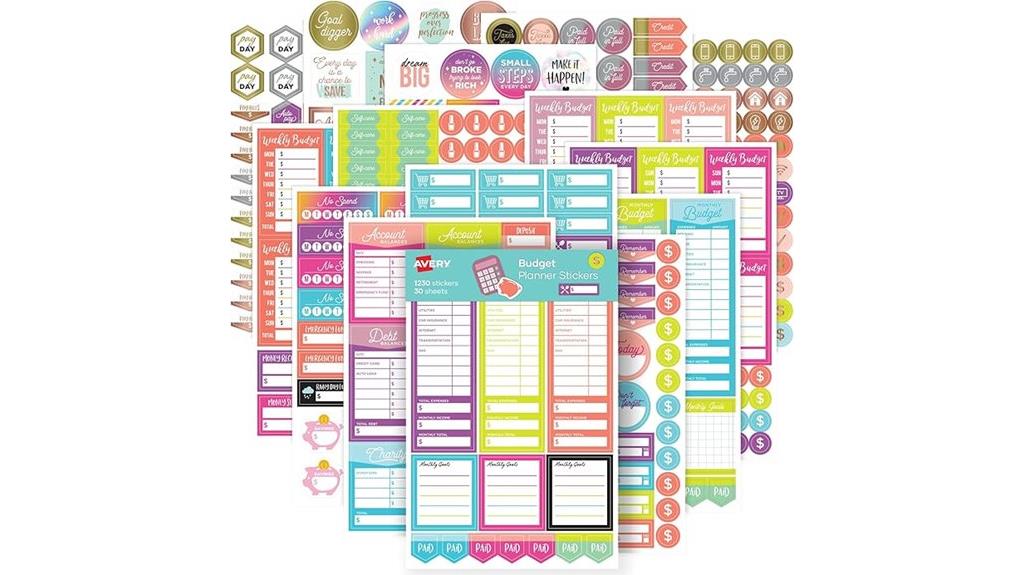 avery planner sticker sheets
