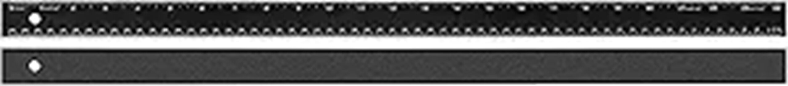 black 24 inch aluminum edge