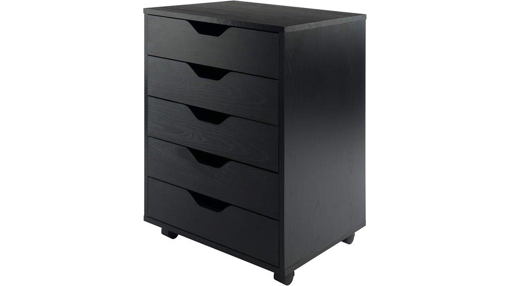 black halifax storage cabinet