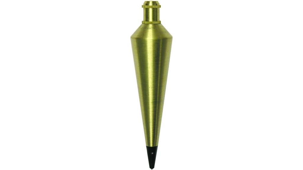 brass 16oz plumb bob