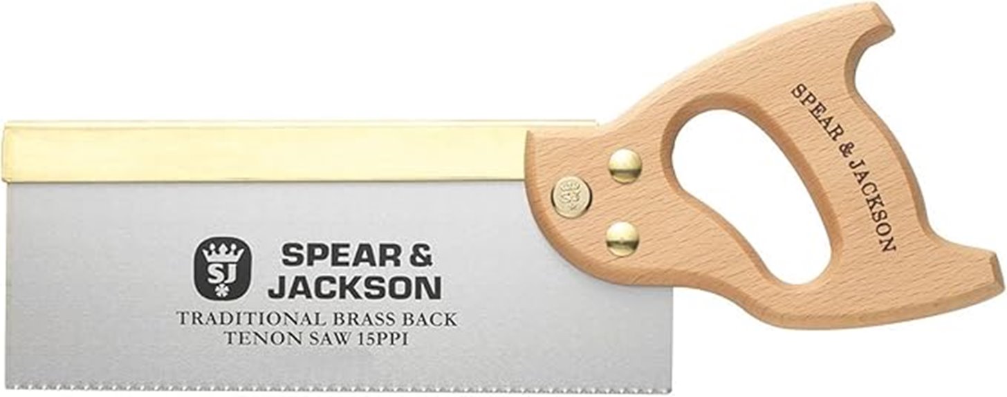brass back tenon saw
