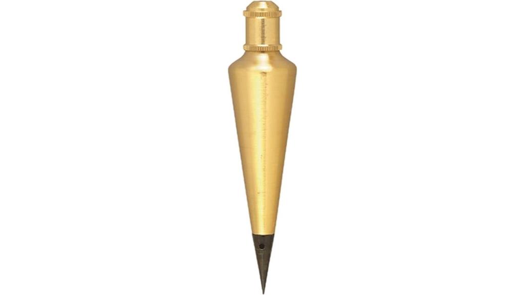 brass finish plumb bob