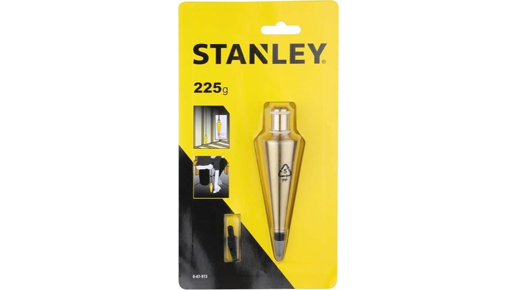 brass gold plumb bob