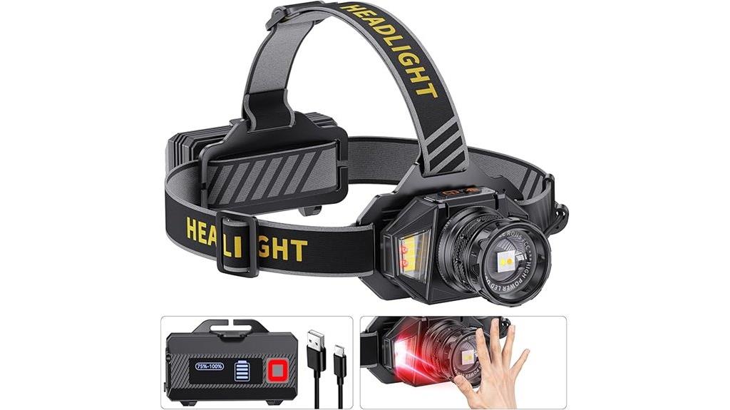 bright versatile rechargeable headlamp