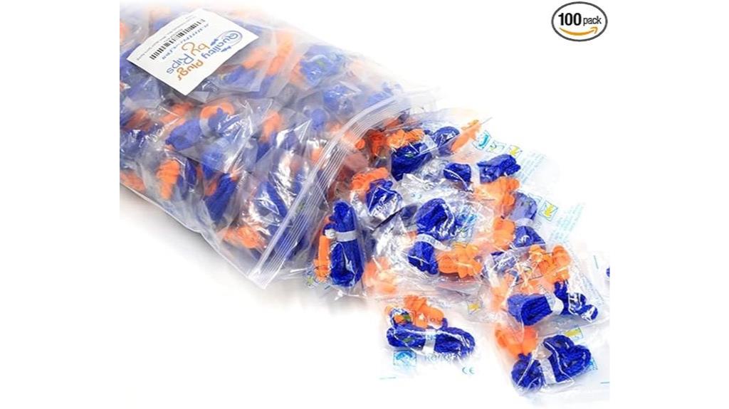 bulk pack of earplugs