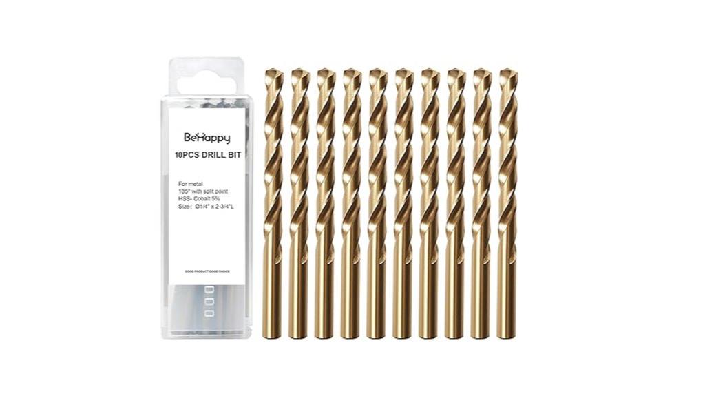 cobalt drill bit set