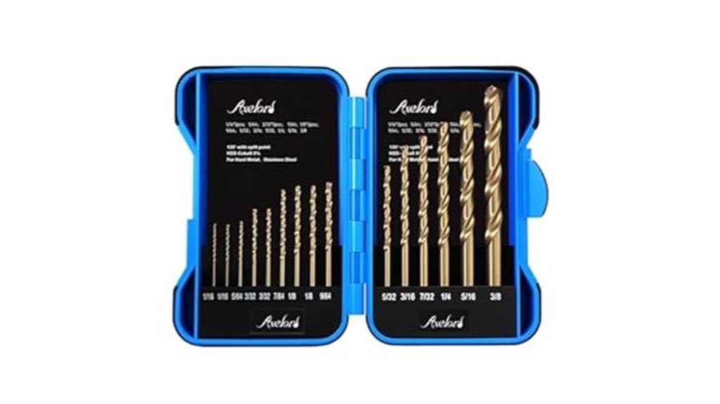 cobalt drill bit set