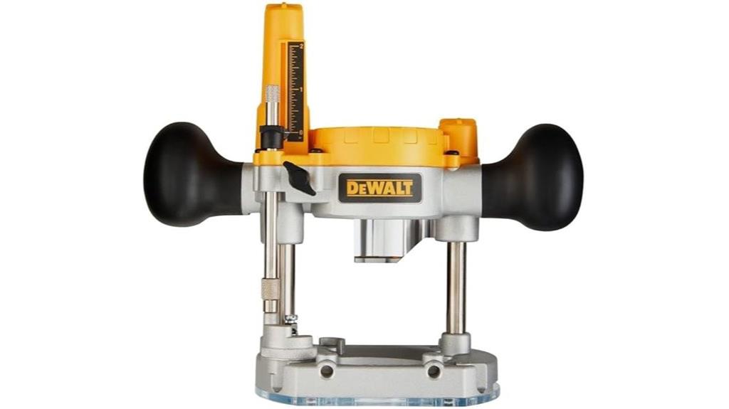 compact router plunge base