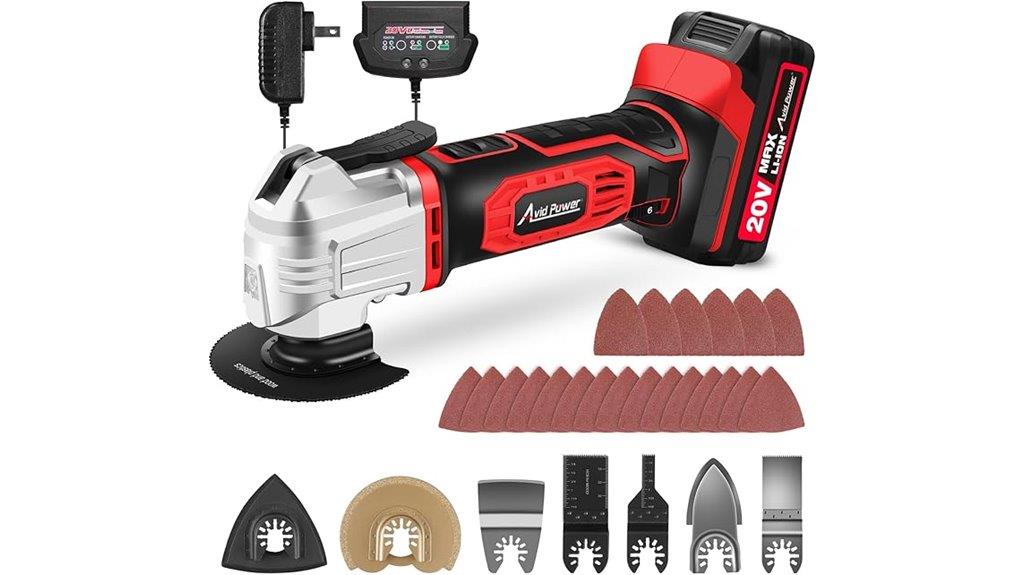 cordless oscillating tool kit