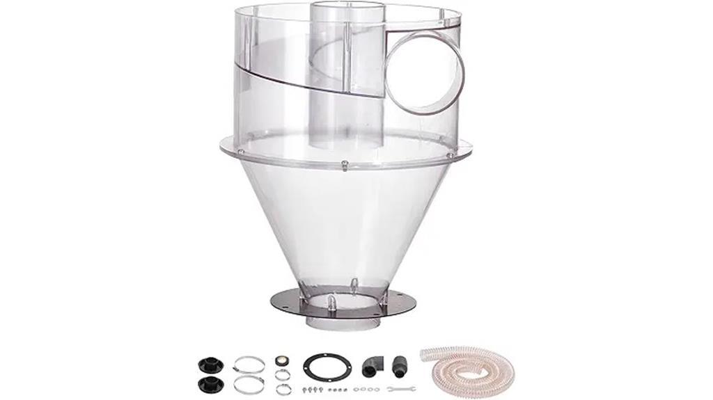 cyclone dust separator for shop vacuums