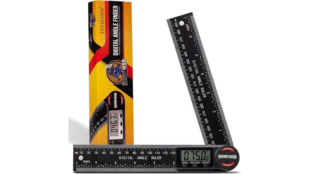 digital protractor with batteries