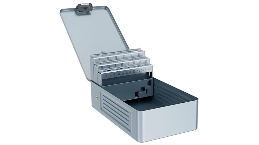 drill bit storage box