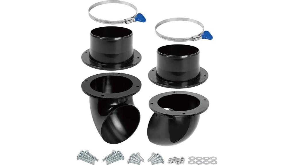 dust collection elbow set