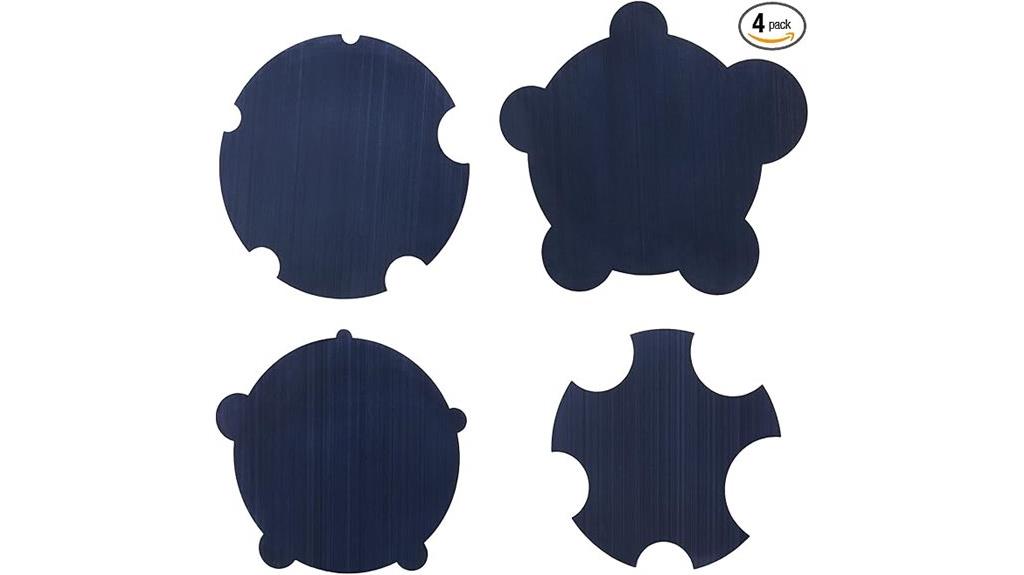 four piece scraper card set